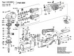 Bosch 0 603 253 003 Pws 6000 Motor Angle Grinder Pws 220 V / Eu Spare Parts